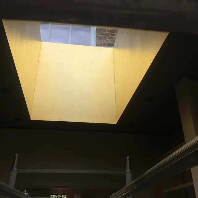 Gilded Skylight, looking skyward — Notting Hill Gate