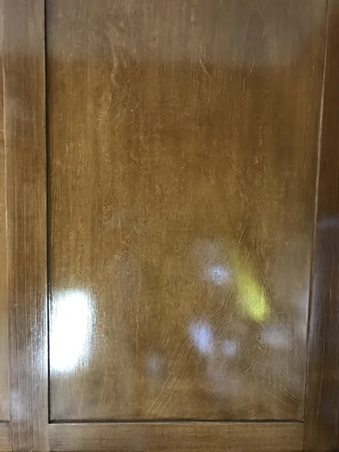 Faux wood graining, west end house