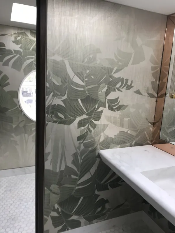 Bathroom wallpaper, Chelsea