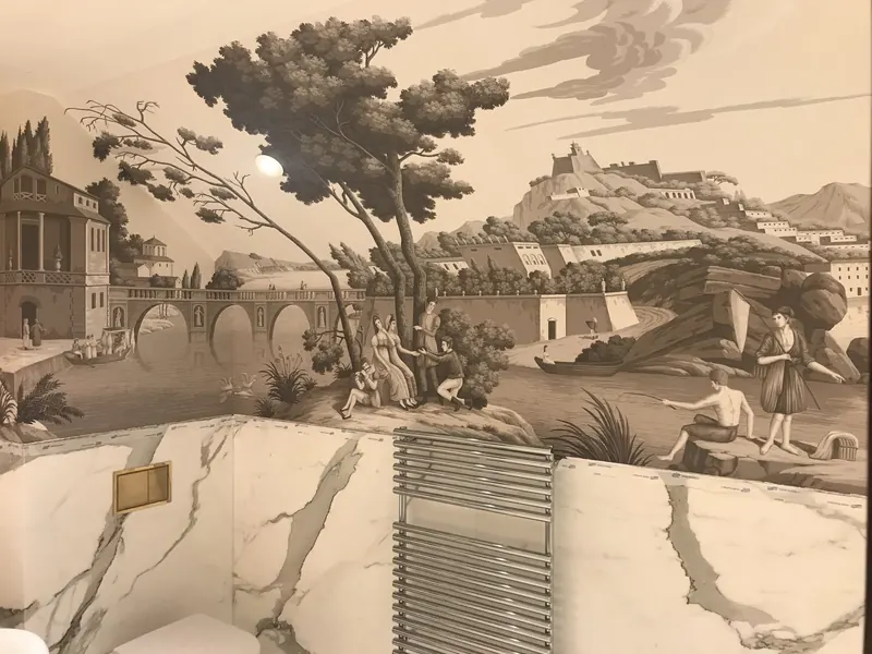 Bathroom wallpaper, Chelsea