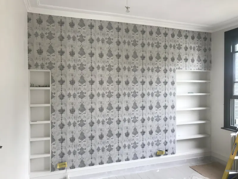 Wallpaper installation, Kensington